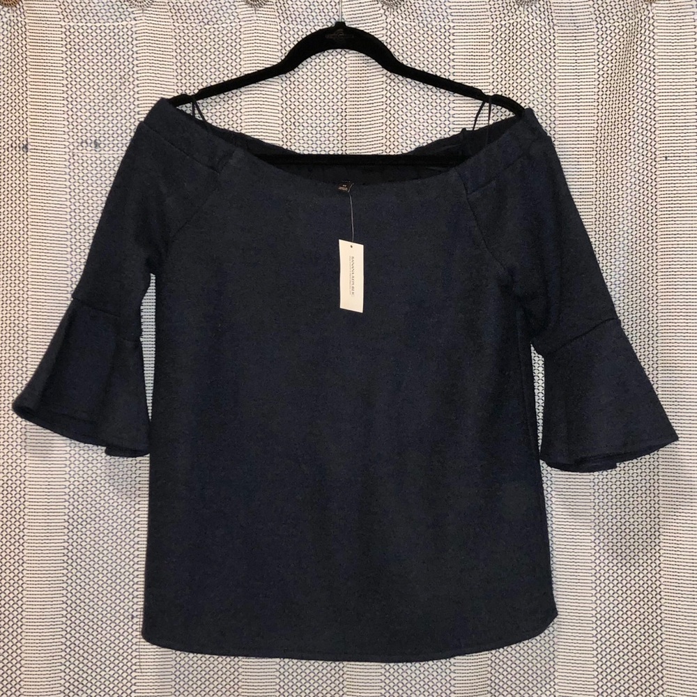 Navy Blue Banana Republic top